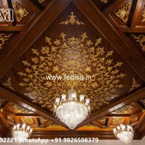 Wooden Ceiling Design Stylish False Ceiling No-3242