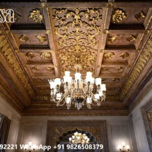 Wooden Ceiling Design False Ceiling For Big Hall No-3254