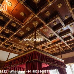 Wooden Ceiling Design Loknath False Ceiling No-3259