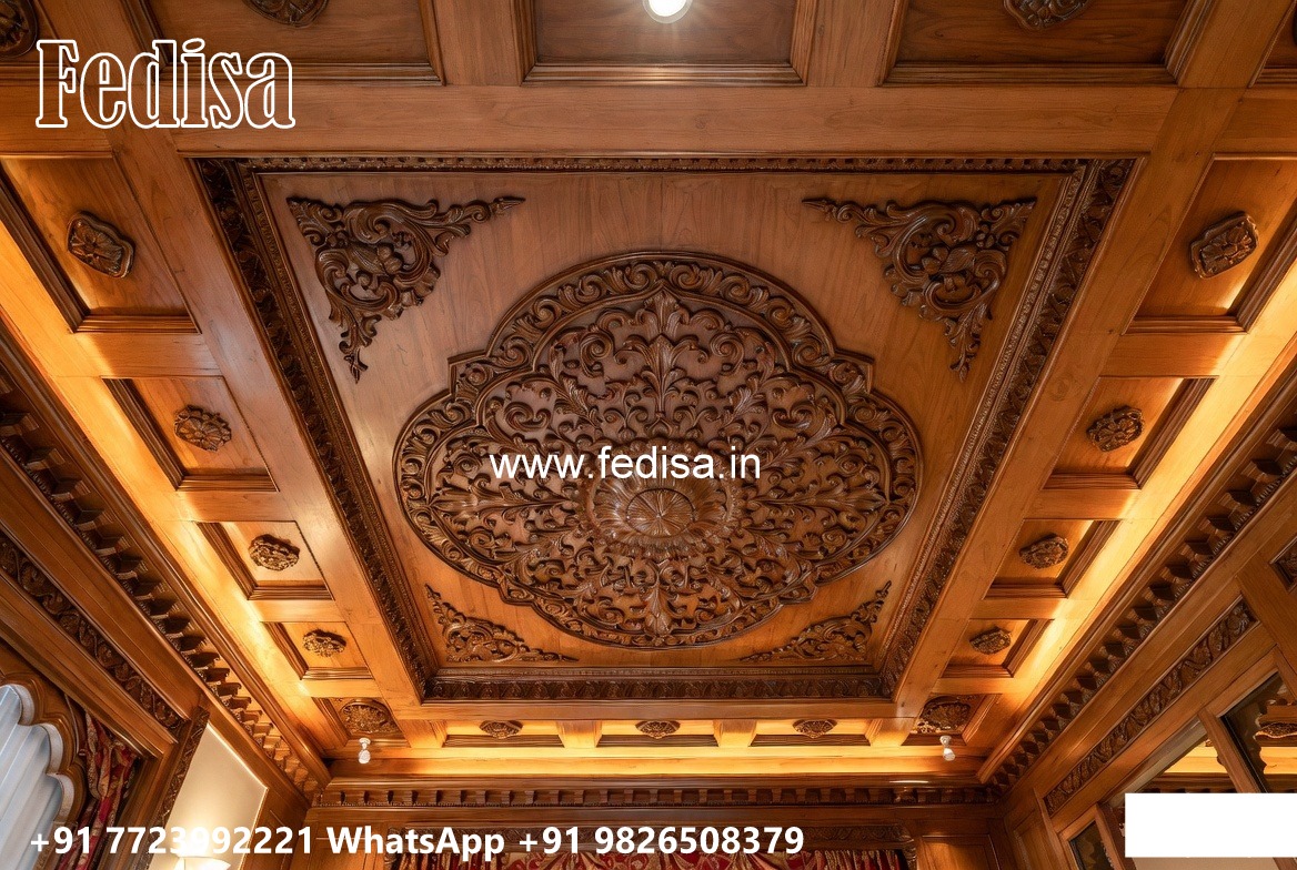 Wooden Ceiling Design Gypsum Ceiling Plain No-3272