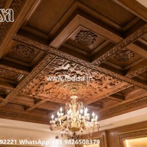 Wooden Ceiling Design Fall Ceiling House No-3288