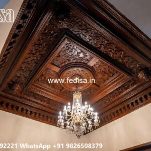 Wooden Ceiling Design False Ceiling With Wooden Finish No-3301