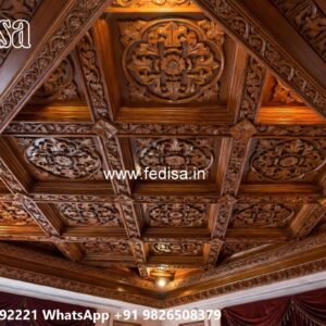 Wooden Ceiling Design Fireproof False Ceiling No-3314