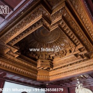 Wooden Ceiling Design One Side False Ceiling No-3318