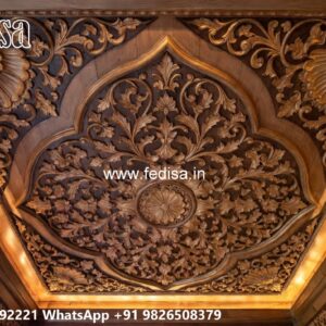 Wooden Ceiling Design Price False Ceiling Cost No-3329