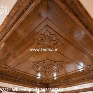 Wooden Ceiling Design False Ceiling For Hall Price No-3335