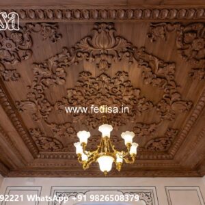 Wooden Ceiling Design False Ceiling Bedroom Simple No-3344