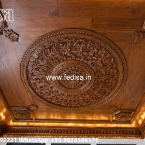 Wooden Ceiling Design Jali For False Ceiling No-3347