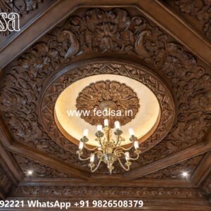 Wooden Ceiling Design Pvc Jali False Ceiling No-3357