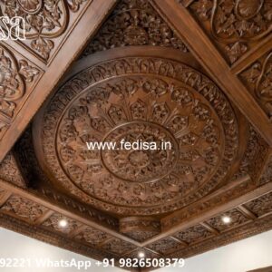 Wooden Ceiling Design False Ceiling In House No-3374