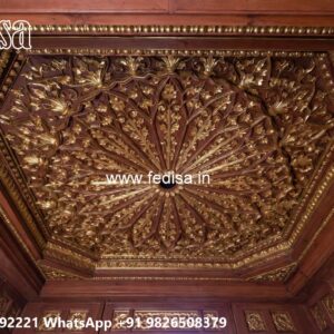 Wooden Ceiling Design Home Theater False Ceiling No-3377