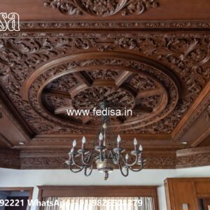 Wooden Ceiling Design Unique False Ceiling No-3378