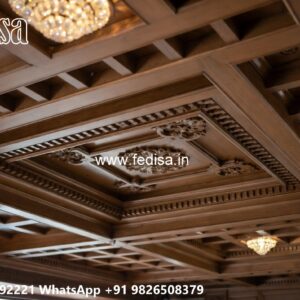 Wooden Ceiling Design Pop For False Ceiling No-3391