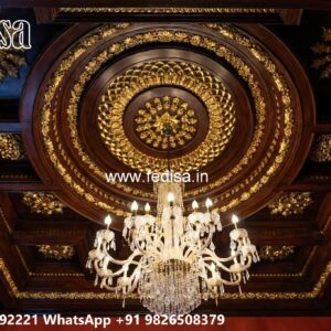 Wooden Ceiling Design False Ceiling For Entrance Home No-3396