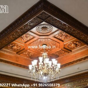 Wooden Ceiling Design Pop Design No-3409
