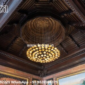 Wooden Ceiling Design Pop Design Latest No-3429