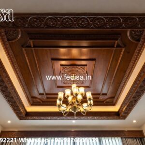 Wooden Ceiling Design Pop Minus Plus No-3459