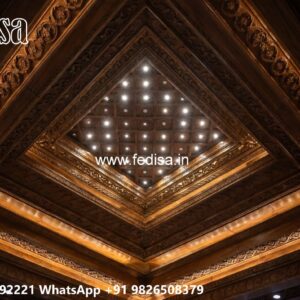 Wooden Ceiling Design Simple Pop Design New No-3468