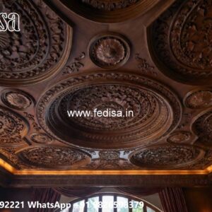 Wooden Ceiling Design Best Pop Design For Hall No-3474