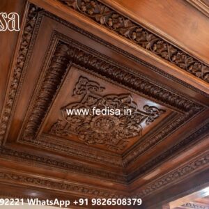 Wooden Ceiling Design Down Ceiling Design For Lobby No-3495