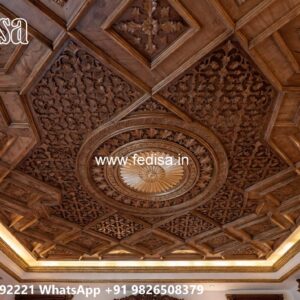 Wooden Ceiling Design Hall Pop Design 2026 No-3509