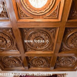 Wooden Ceiling Design Plus Minus Pop Design For Hall No-3525