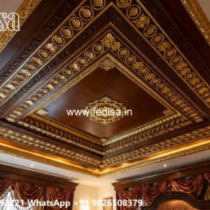 Wooden Ceiling Design Pop Tv Wall Design No-3545