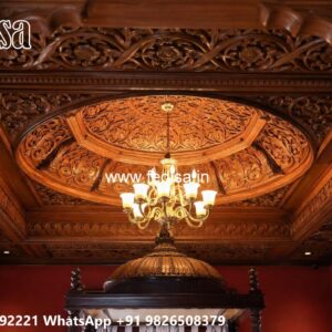 Wooden Ceiling Design Modern Pop Plus Minus Design 2026 No-3546
