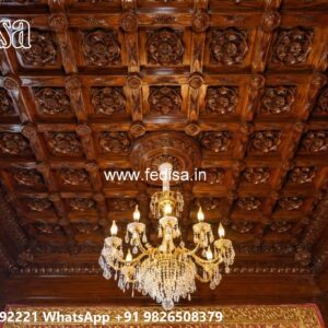 Wooden Ceiling Design Latest Pop Design 2026 No-3567
