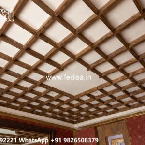 Wooden Ceiling Design Minus Plus Ke Design No-3594
