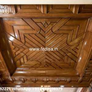 Wooden Ceiling Design Fall Ceiling Pop No-3599