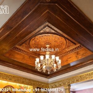 Wooden Ceiling Design Pop Wall Design For Living Room No-3664