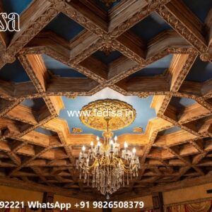 Wooden Ceiling Design Gypsum Board False Ceiling Design No-3680