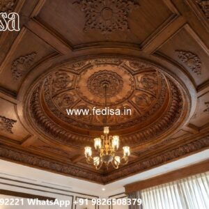Wooden Ceiling Design Best Color For Pop Design No-3689