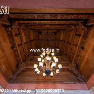 Wooden Ceiling Design Roof False Ceiling Design No-3723