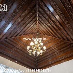 Wooden Ceiling Design Latest Pop Design Plus Minus No-3744