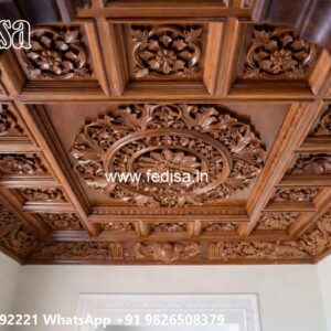 Wooden Ceiling Design Pop Flower Design Color No-3748