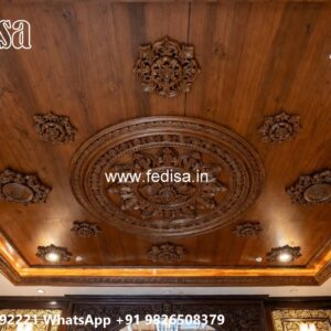 Wooden Ceiling Design Pop Design New 2026 No-3755