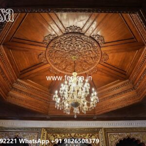 Wooden Ceiling Design Dining Pop Design No-3779