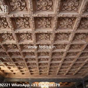 Wooden Ceiling Design Pop Design For Balcony No-3782
