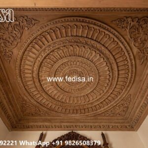 Wooden Ceiling Design False Ceiling Drawing No-3798