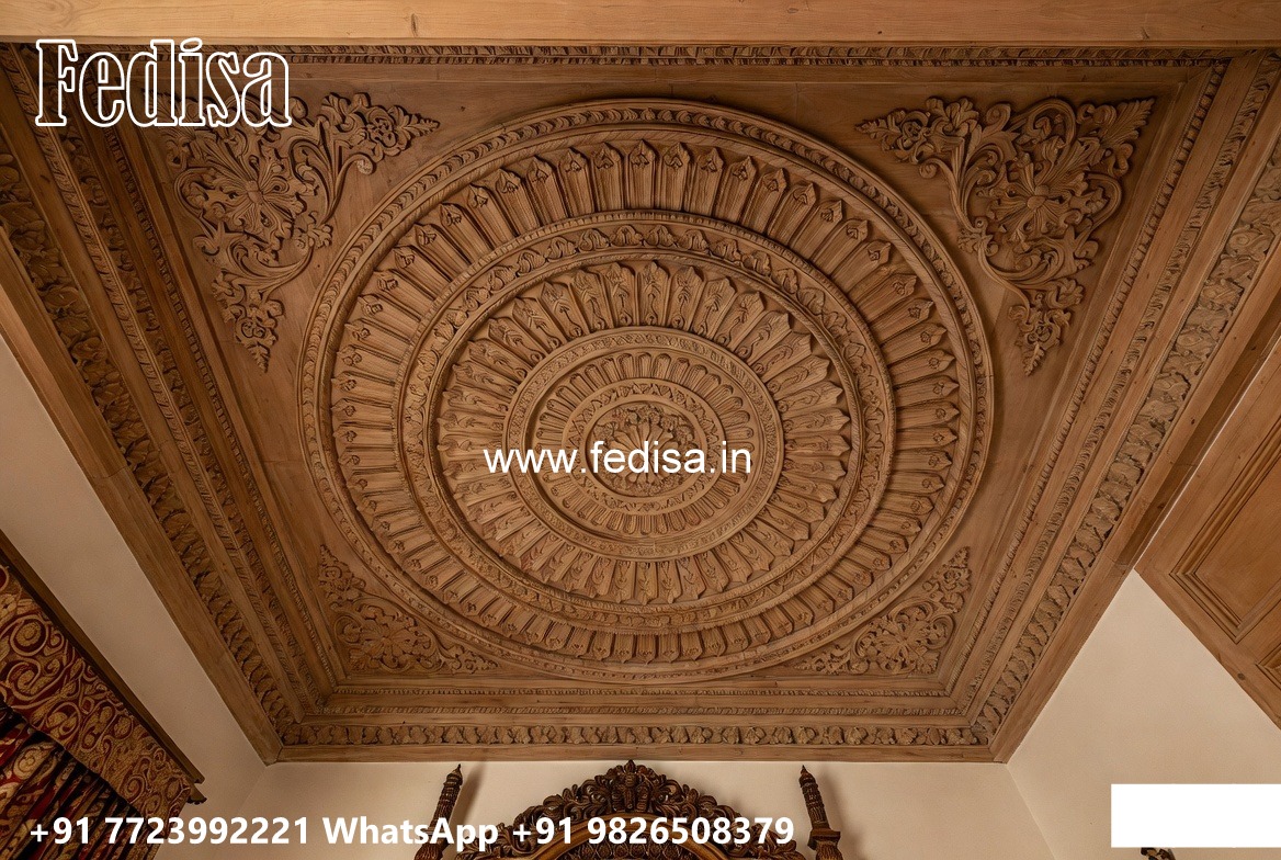Wooden Ceiling Design False Ceiling Drawing No-3798
