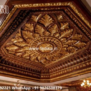 Wooden Ceiling Design Pop It Design No-3802