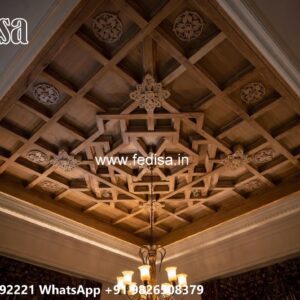 Wooden Ceiling Design Pop Ke Naye Design No-3804