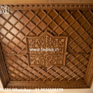 Wooden Ceiling Design Pop Beading Design No-3807