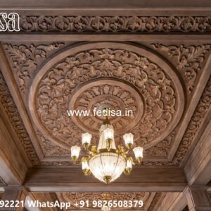 Wooden Ceiling Design Pop Design Wallpaper No-3832
