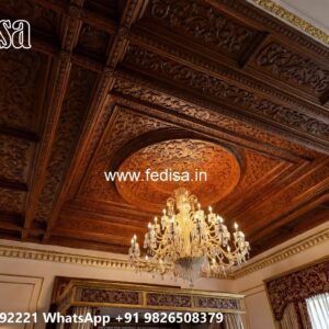 Wooden Ceiling Design 3d False Ceiling No-3837