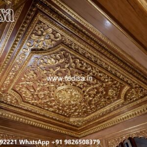 Wooden Ceiling Design Pop Door Design No-3839