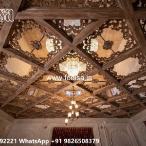 Wooden Ceiling Design Plus Minus Ke Design No-3840