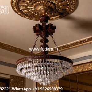 Wooden Ceiling Design Pop Fosiling Design No-3843